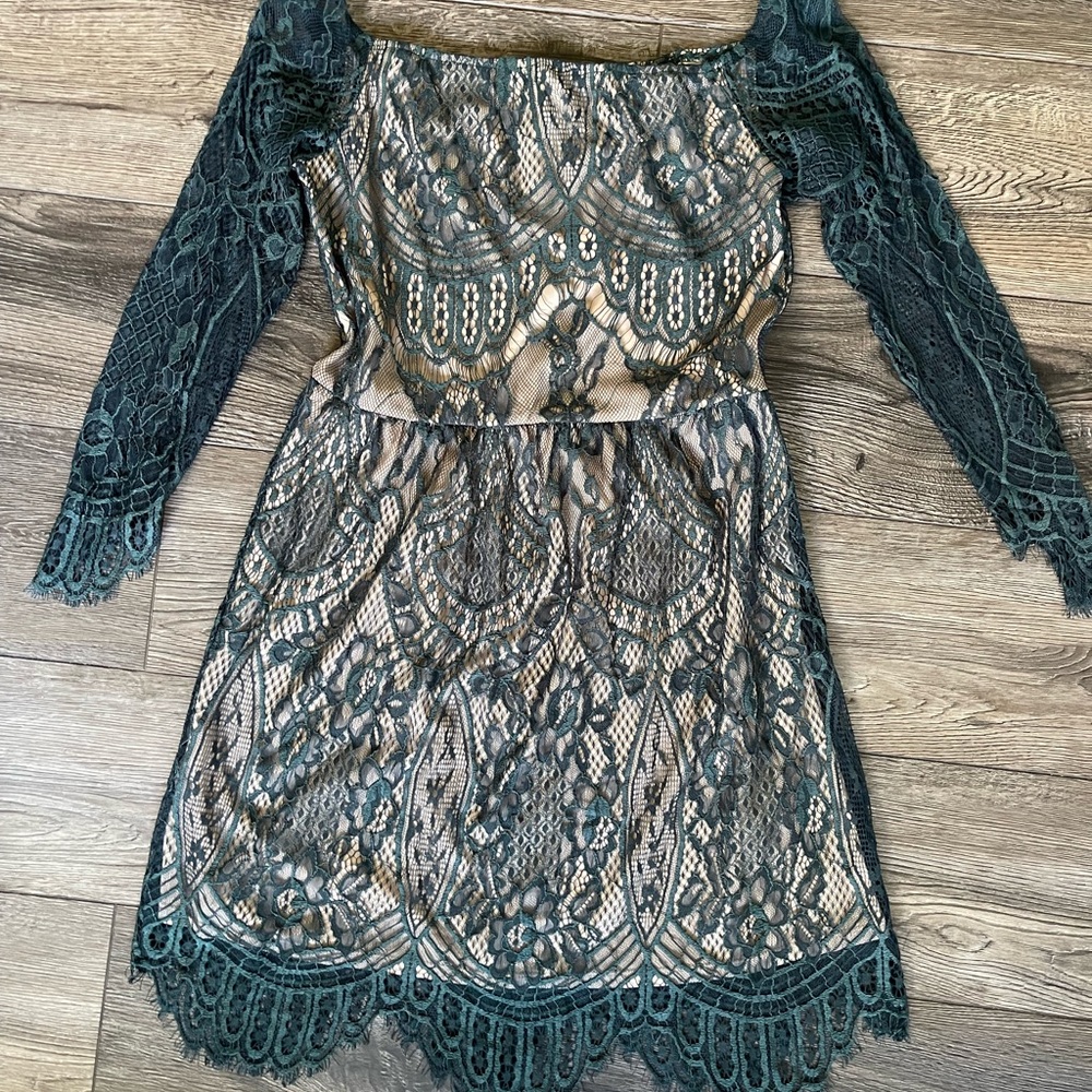 Green Lace Dress
